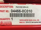 04466-0c010 Toyota Original Lexus Genuine Oem Brake Pads