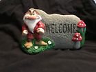049022-940635 Disney Snow White Grumpy Seven Dwarfs Mushrooms Welcome Garden Yard