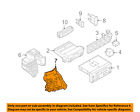 1k1941397g Audi Oem Tt Quattro Alarm Module Bracket