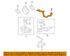 4723333010 Toyota Oem Camry Assembly Bracket
