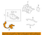 Hs250h-reservoir 4723375020 Toyota Lexus Oem 10-12