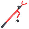 718174096063 Unbranded Universal Steering Wheel Lock With Keys Anti