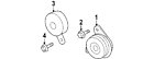 86560-52010 Toyota 8656052010 Genuine Oem