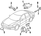 8e0-953-236 Audi 8e0953236 Genuine Oem