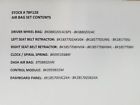 8k0880201ac Set Of Air Bags