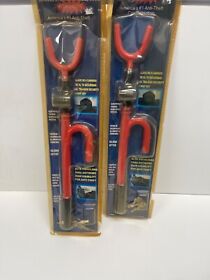 Jt24026-1 Anti-theft Steering Wheel Lock With 3 Keys Double Hooks High Visibility New