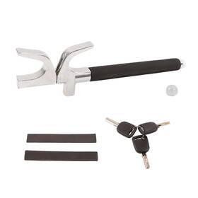 Bck31834k Backye Aluminum Alloy Durable Brand New 3 In 1 Car Steering Wheel Lock With Keys