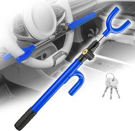 Cartman Cm-6008-blue Vehicle Steering Wheel Lock Blue Car Anti Theft Security