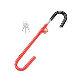 Cartman F960fde5-a3c5-4230-bf63- Steering Wheel Brake Lock - Anti-theft Adjustable 21-30 Inch Red