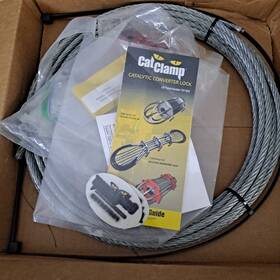 Ccs-175300-40 Catclamp Catalytic Converter Lock #ccs175300-40 Standard Kit Anti-theft Open Box
