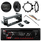 Dehs1000ub-tsa1676r-gm1483b-gm02b-egmaa98-06-egmsu Enrockaudio Pioneer Cd Din Car Radio Kit Harness 728120502432