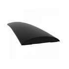 Es13810002-r Dawn Enterprises Wide Thick Matte Black Half Round Molding Roll