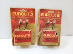 Eurolite 10136 High Intensity Alarm Leds 12v Security Indicator Lights Lot Of 2