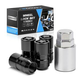 Fomiuzy 768697081619 Inch Antitheft Wheel Lock Lug Nut M14x1.5 For Jeep Dodge Ford Honda Acura