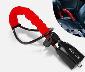 Gl1114 Gadlane Seat Belt Lock Steering Wheel Car Security Anti-theft Device Red