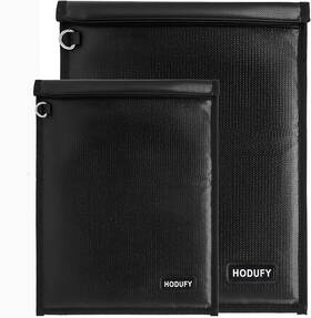 Hodufy Hud-001 2 Pack Faraday Bag For Laptop Tablet Car Key Fireproof Waterproof Signal Blocker