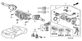 Honda 35111-s2a-309 Genuine Key Immobilizer Main Blank