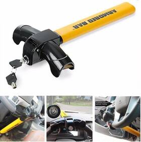 Hovico 727370402110 Car Steering Wheel Lock Anti-theft Strong Durable Yellow