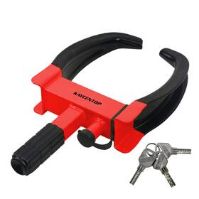 Kaycentop L2019 Wheel Clamp Lock For Trailers Suvs Atvs Antitheft Tire 11 Width Inch
