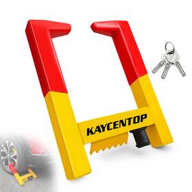 L2022 Kaycentop Universal Weel Lock Clamp Wheel Chock Tire Anti Theft Whe