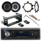 Kdcbt22-kfc1665s-gm1483b-gm02b-egmaa98-06-egmsuvsa Enrockaudio Kenwood Cd Bluetooth Radio Kit Harness Speakers 728120502227