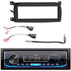 Kdx255bt-edjcdk98up-72-6512-40-cr10 Enrockautomotive Jvc Single Din Bluetooth Receiver Dash Kit 728120498278