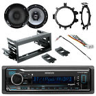 Kmmbt322u-kfc1665s-gm1483b-gm02b-egmaa98-06-egmsuv Enrockaudio Kenwood Bluetooth Radio Kit Harness Speakers Brackets 728120502340
