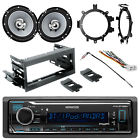 Kmmbt322u-kfcc1655s-gm1483b-gm02b-egmaa98-06-egmsu Enrockaudio Kenwood Bluetooth Radio Kit Harness Cone Speakers 728120502364