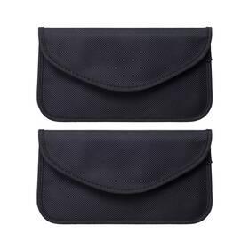 Leechio Chiosnd2601bl-2pc 2 Pcs Faraday Bags For Phones Bag Pouch Shield Cage Wallet