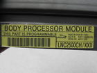 Lnc-2500-ch Lnc2500ch Jaguar Xj8 Body Processor