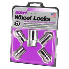 Mcgard 083509242157 24215 Chrome Cone Seat Wheel Locks M14 X 1.5 Thread Size - Set Of 4