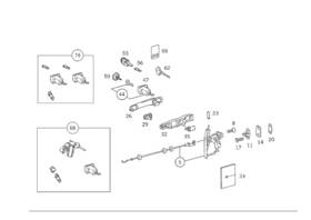 Mercedes-benz 163-760-14-06 Genuine Mercedes-benz Secondary Key