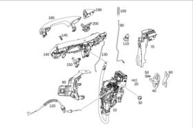 Mercedes-benz 205-905-48-16-9999 Genuine Mercedes-benz Key