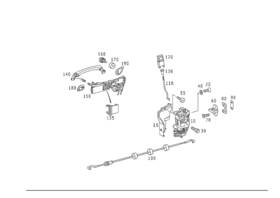 208-766-17-06 Mercedes-benz Genuine Key