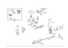 210-760-22-06 Mercedes-benz Genuine Master Key
