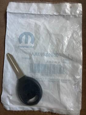 05018497aa Mopar Genuine Blank Key