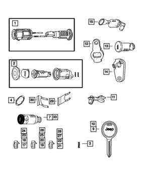 05018699ad Mopar Genuine Master Key
