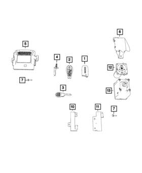 Mopar 68166319ab Genuine Blank Key