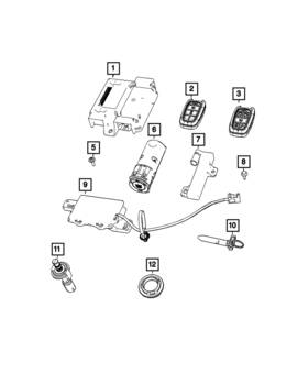 68289894ac Mopar Genuine Blank Key