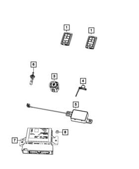 68519237aa Mopar Genuine Blank Key