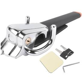 Eby-432025a-6462 Mustrod Black Car Steering Wheel Lock Anti-theft Locking Devices With Safety Hammer
