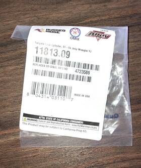 Omix 11813.09 Tailgate Lock Cylinder For 1991-94 Jeep Wrangler Yj Oe Style New