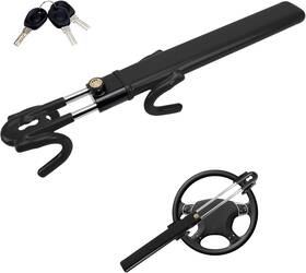 Opl-jb-6095 Opl5 Wheel Lock Anti-theft Car Device Heavy Duty Vehicle Security Two Black
