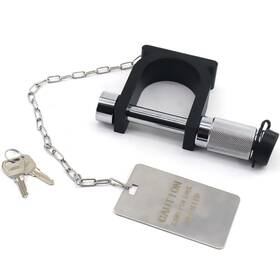 Rjsphh 029082741274 5th Wheel Trailer Lock With Keys For 2-inch King Pin Fifth