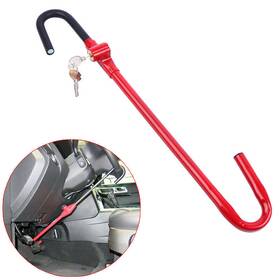 Samger 723044208491 Safety Steering Wheel Lock Clutch Pedal Car Anti Theft Universal Truck Auto Van