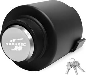 Saphrec 2516-silver Trailer Coupler Lock 2-5/16 Inch Hardened Steel Anti-theft Boat Rv Silver
