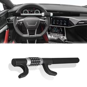 Sinkita 149762764803 Universal Car Steering Wheel Anti-theft Device Password Lock