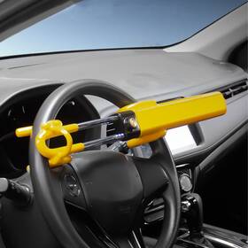 Sinkita 149762798327 Universal Car Steering Wheel Lock Adjustable Anti-theft Device Security