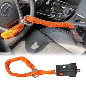 Sinkita 312276178972 Universal Car Steering Wheel Seat Belt Lock Security Anti-theft Device