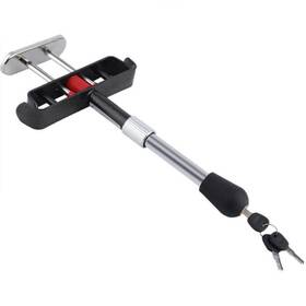 Sinkita 367881464897 Universal Car Foot Brake Pedal Steering Wheel Lock Anti Theft Device